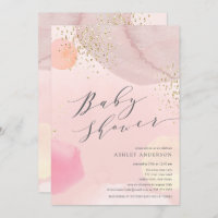 Abstrait Pastel Circles Baby shower fille