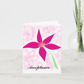 Invitation Acceptation de l'invitation