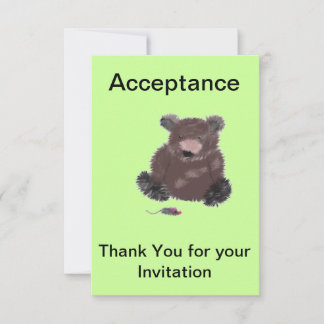Invitation Acceptation de l'invitation