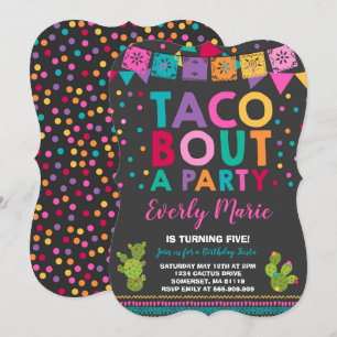 Invitation Accès de taco d'invitation d'anniversaire de