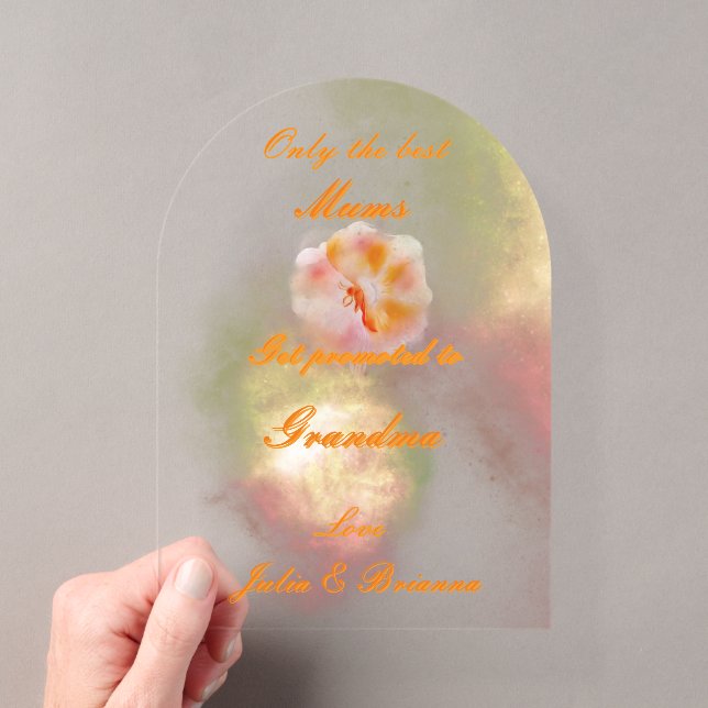 Invitation acrylique (In situ (ordinateur de poche))