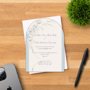 Invitation Acrylique Froide Arché Floral