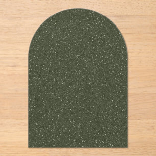 Invitation Acrylique personnalisée - Moss Green Te