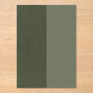 Invitation Acrylique Verte Moss Deux Tons - Person