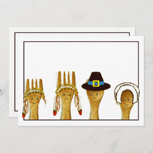 Invitation Action de grâces créative