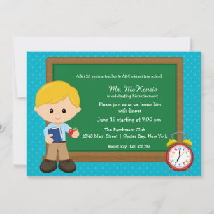 Invitation Activité scolaire * choisir la couleur arrière - p