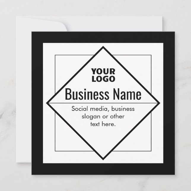 Invitation Add Your Logo Customizable Template (Devant)