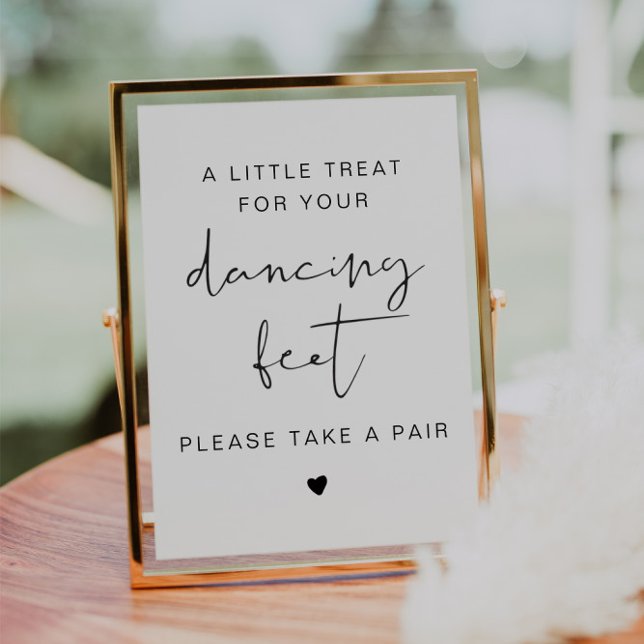 Invitation ADELLA Moderne Minimal Danser Chaussures Flip Flop (Créateur téléchargé)