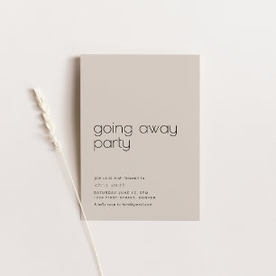 Invitation Adieu Retraite, Déménagement, Déménagement