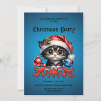 adorable chaton de Noël.