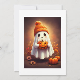 Invitation adorable ghost