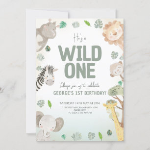 Invitation Adorable Wild un anniversaire sans sexe