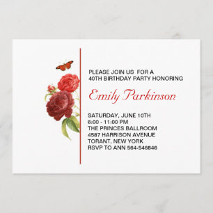 invitation adulte d'anniversaire