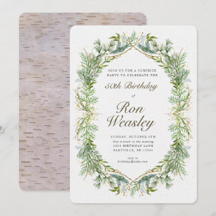 Invitation adulte d'anniversaire d'étape