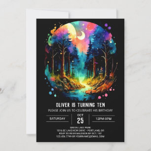 Invitation Adventure Attend Chic In The Woods Anniversaire
