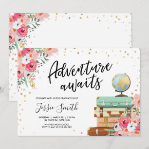 Invitation Adventure Attend Travel Graduation Party School