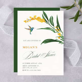 Invitation Aesthetic Floral garden bridal shower