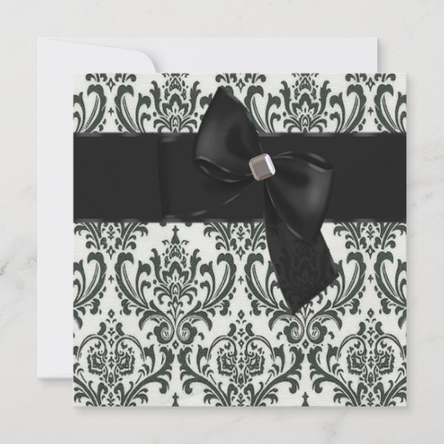 Invitation Affaire de la Cravate noire (Devant)