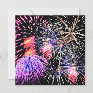 Invitation Affichage Fireworks