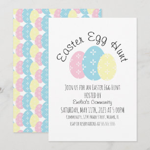 Invitation Affiche de l'événement de printemps pastel de la c