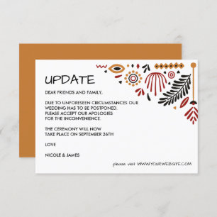 Invitation Africana   Actualisation du MARIAGE Ankara Kente