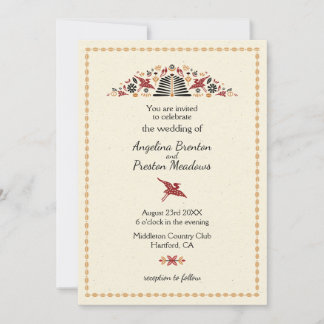 Invitation Africana Modern Africa Mariage de design