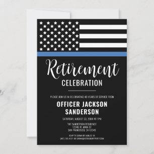Invitation Agent de police de la retraite