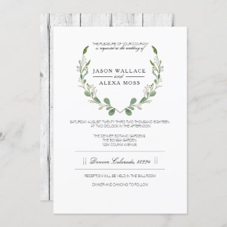 Invitation Agritourisme rustique | Mariage élégant