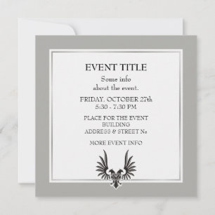 Invitation Aigle à deux têtes