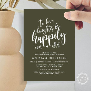 Invitation Aimer le rire et la joie toujours après