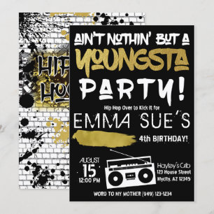 Invitation Aint Nothin' mais un Hip hop du parti Youngsta Bir