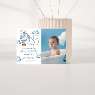 Invitation Air Balloon n'est pas la photo géniale Anniversair