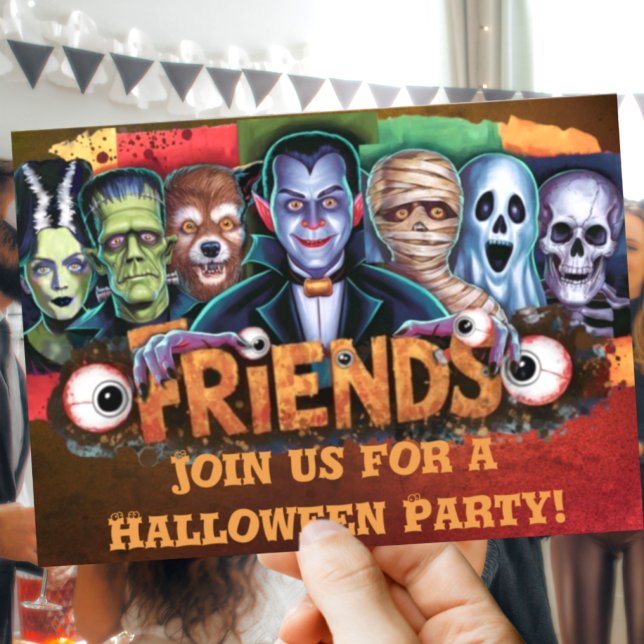 Invitation Ajouter Vos Propres Mots Monstres Halloween Person (Créateur téléchargé)