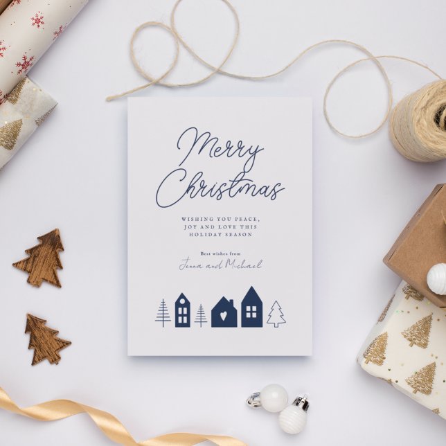 Invitation AJOUTER VOTRE PHOTO | Joyeuse ville de Noël (Créateur téléchargé)