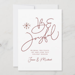 Invitation AJOUTER VOTRE PHOTO   Joyeux Noël Sois Joyeux
