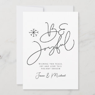 Invitation AJOUTER VOTRE PHOTO Joyeux Noël Sois Joyeux