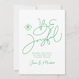 Invitation AJOUTER VOTRE PHOTO   Joyeux Noël Sois Joyeux