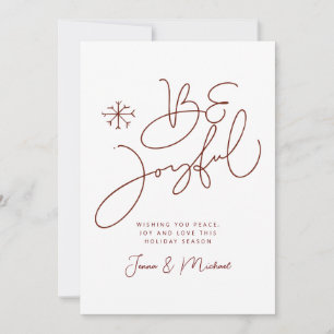 Invitation AJOUTER VOTRE PHOTO Joyeux Noël Sois Joyeux