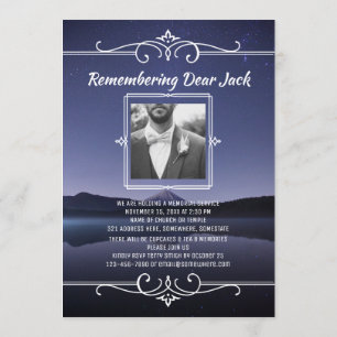 Invitation Ajouter votre propre service de mémoire photo Nigh