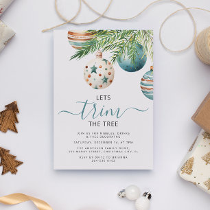 Invitation Ajustons L'Arbre   Fête de Noël