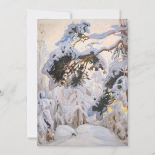 Invitation Akseli Gallen-Kallela - Forêt en hiver