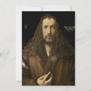 Invitation Albrecht Durer - Autoportrait