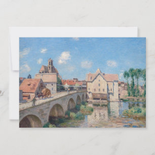 Invitation Alfred Sisley - Le Pont de Moret