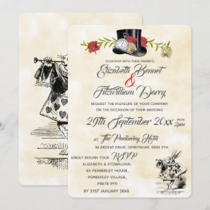 Invitation Alice au pays des merveilles