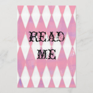 Invitation Alice au pays des merveilles