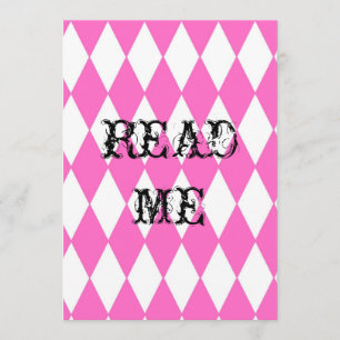 Invitation Alice au pays des merveilles