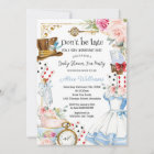 Alice au pays des merveilles Fleur Baby shower Tea