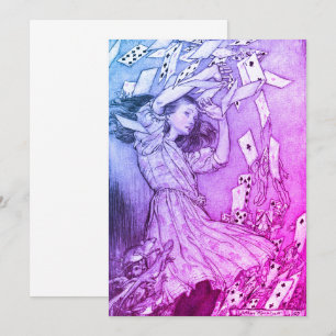 Invitation Alice Au Pays Des Merveilles Lewis Carroll Rackham