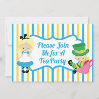 Alice au pays des merveilles Tea Party Anniversair
