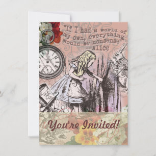 Invitation Alice rideau absurde merveilleuse